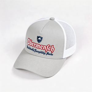 Casquette de baseball en maille personnalisée à 6 panneaux en coton, nouvelle mode - Product Image 2