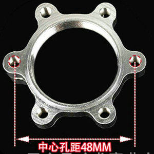 Support de frein à disque de vélo, 6 trous filetés en aluminium 35mm 24t 1.375 pour adaptateurs de roues de vélo de montagne - Product Image 4