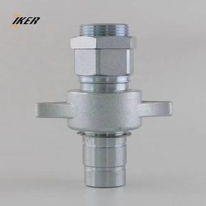 Hochdruck 1 Zoll NPT-Gewinde Hydraulische Schnell kupplung für Muldenkipper Neuer Zustand Flügel mutter Typ Schraub verschraubung 1 Jahr - Product Image 5