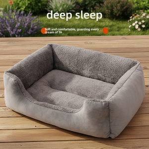 Jumbo Lüks Köpek Yatağı Ultra Yumuşak PP Uzun Tüylü Çevre Dostu Taşınabilir Yıkanabilir Kışa Dayanıklı Esnek Konforlu Sıcak Büyük Boy - Product Image 1