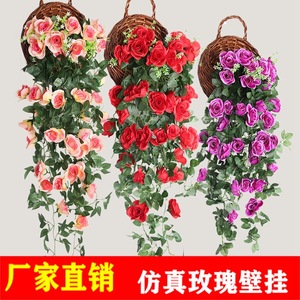 Décorations murales en fleurs de soie, roses artificielles, 30 cm de largeur, 100 cm de longueur, pour salon, de la marque Old Farmer Plants. - Product Image 3
