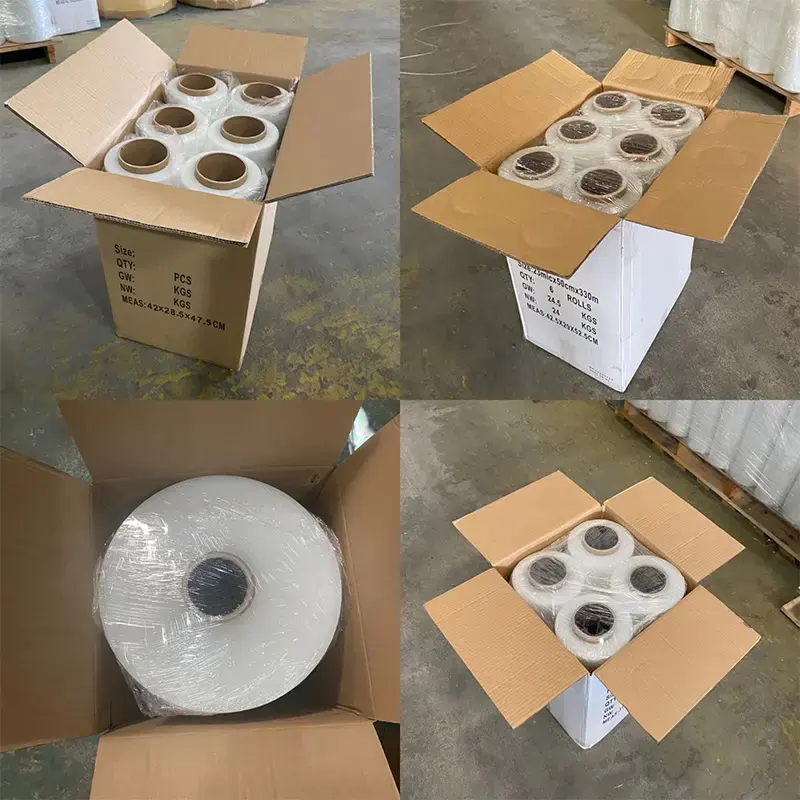 Film termoretraibile Pof in poliolefina reticolata per imballaggi in plastica, materiale da imballaggio in Film cutaneo