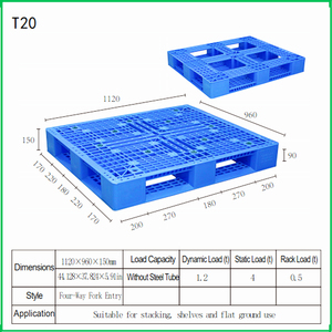 <span class=keywords><strong>Pallet</strong></span> in Plastica Originale di Fabbrica per Stoccaggio in Magazzino, Grande con Quattro Vie di Ingresso, Dimensioni Standard - Product Image 1