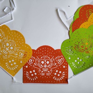 Drapeaux guirlandes personnalisés <span class=keywords><strong>en</strong></span> PE découpés à l'emporte-pièce pour anniversaire, remise de diplôme, Mexique - Product Image 2