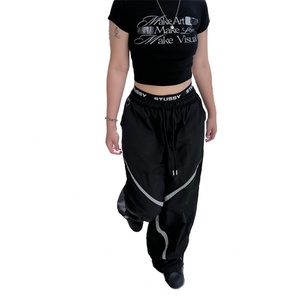 Pantalones Deportivos Unisex Extra Grandes de Moda, Diseño con Tiras, Nylon, Alta Calidad, Personalizados - Product Image 4