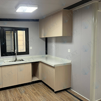 Maison conteneur extensible étanche FLKT avec système intégré, garantie 2 ans, directement de l'usine, maison mobile préfabriquée moderne