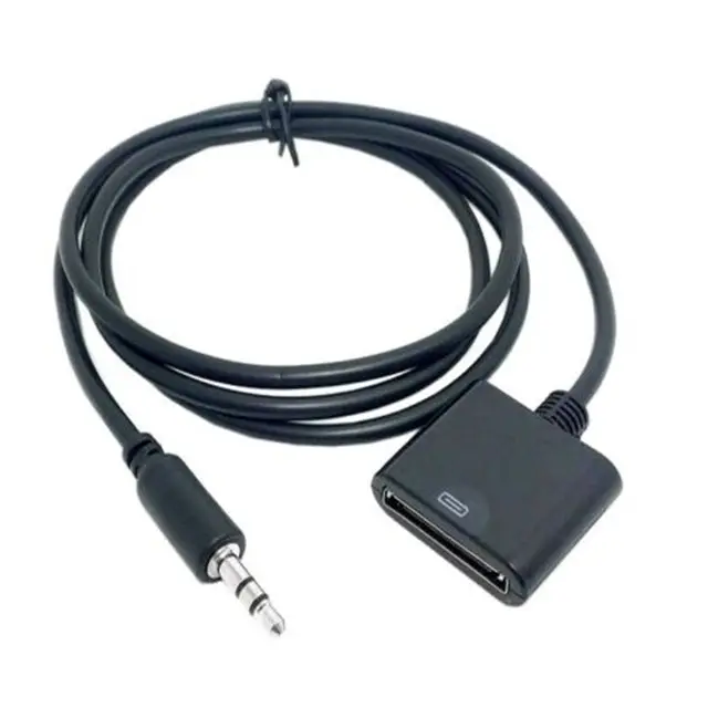 3.5mm AUX Audio Jack Cable To 30 Pin Adaptor Converter For iPod iPhone 4s Dock