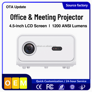 Projecteur Smart TV 4K Android 14 avec WiFi, 1200 ANSI Lumens réels, moteur scellé sans poussière, mise au point automatique, design portable - Product Image 1