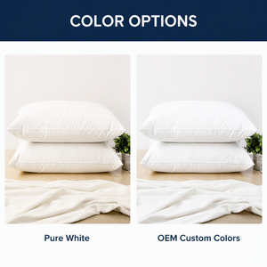 Almohada de Hotel Estándar OEKO-TEX 100, Fabricación Textil para el Hogar, Almohada Moderna de Poliéster Blanco para Cama - Product Image 6
