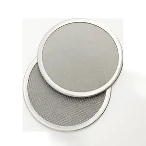 Disco delle maglie del filtro dello schermo rotondo della rete metallica del filtro dell'acciaio inossidabile del bordo del metallo personalizzato