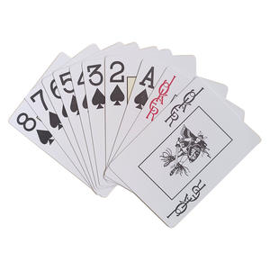 Cartes à jouer écologiques en plastique personnalisées pour le marché d'exportation français Publicité pour le <span class=keywords><strong>poker</strong></span> et les jeux de société pour les spectacles - Product Image 5