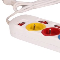 Multiprise 5 voies 16A en cuivre massif avec câble et Wi-Fi intégré IP20