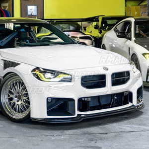 ชุดแต่งรอบคันสำหรับ BMW ซีรีส์ 2 M2 G87 ปี 2023+ ดิฟฟิวเซอร์กันชนหน้า สปลิตเตอร์กันชนหน้า  ลิปป้องกันกันชนหน้า อุปกรณ์ตกแต่งรถยนต์ - Product Image 4