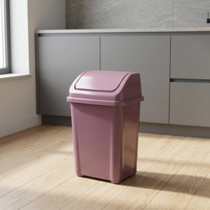 Modern Stylish 5L Rectangle Fantasy Eco-Friendly <b>Plastic</b> Trash Bin with Lid for Home & Kitchen Use - Product Image 3