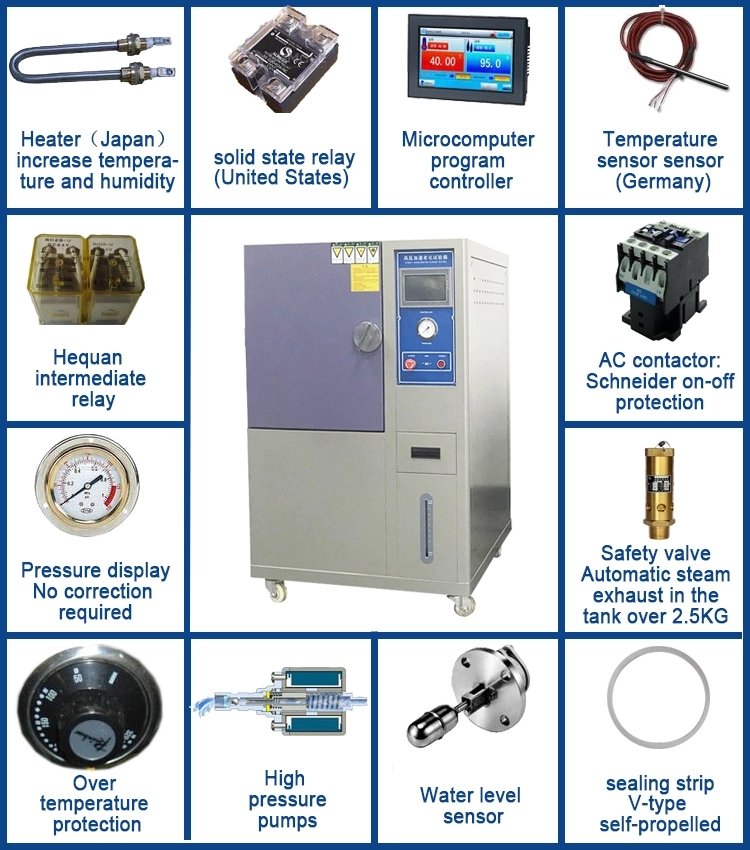 Highly Accelerated Pressure Aging Test Machine PCT Test Chamber For IC Semiconductors