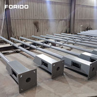 FORIDO - Poteau d'éclairage intelligent en aluminium de haute qualité pour l'extérieur, pour les projets d'éclairage routier municipal et public