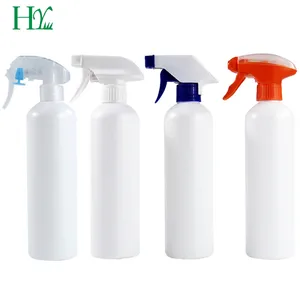 Spray de plástico luxuoso para limpeza de plantas, garrafa de spray para limpeza de ambientes químicos, gatilho de plástico luxuoso de 500ml 8 onças