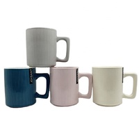 Tasse à glaçure de couleur multiple nouvelle tasse à cadeau en céramique de porcelaine bon marché