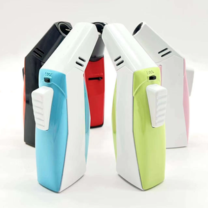 <span class=keywords><strong>Precio</strong></span> de fábrica Popular recargable al por mayor pistola personalizada Gas <span class=keywords><strong>butano</strong></span> Jet llama encendedor de cigarros antorcha - Product Image 6