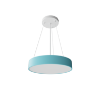 Plafonnier LED rond 5CCT UGR<19 140lm/W, puissance sélectionnable 12-18W, DALI, montage en surface ou suspendu, éclairage commercial pour bureau