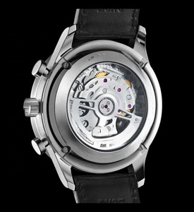 Montre de luxe noire pour homme, style international, à quartz, verre, décontractée, haute précision, bracelet en alliage et cuir, Iwcs - Product Image 5