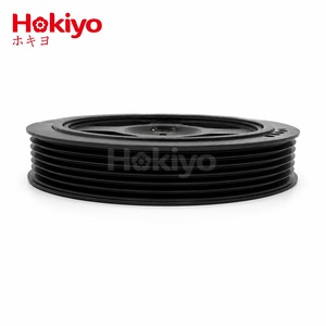HOKIYO 23124-2B000 231242B000 Poulie d'amortisseur de vilebrequin pour Hyundai Accent Veloster <span class=keywords><strong>Kia</strong></span> Rio <span class=keywords><strong>Soul</strong></span> 1.6L 2009-2015 - Product Image 2
