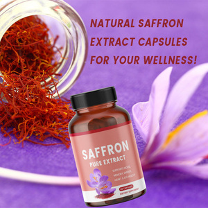 OEM Private Label <b>Saffron</b> <b>Supplement</b> Pure <b>Saffron</b> Extract Gummies Antioxidant Mood Focus Eye Health Energy Pregnant Women - Product Image 4