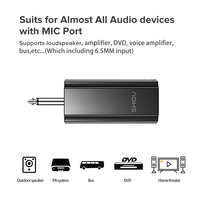 SHIDU U30 Double Microphone de karaoké professionnel sans fil UHF rechargeable sans fil avec récepteur