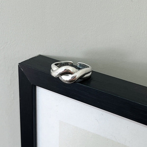 Silver Ruitai Twisted <b>Ring</b> S925 Silver Geometric Design For Women Gift Jewelry - Product Image 2