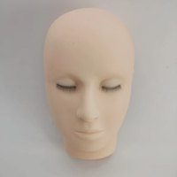 Modèle de tête Extensions de cils Cosmétologie Mannequin poupée visage tête pour cils maquillage pratique modèle Extensions de cils formation