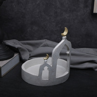 Vente directe usine – Meilleures ventes : Boîte de rangement pour bijoux, design Moyen-Orient, en forme de croissant de lune, tour et château, pour décorations de Ramadan