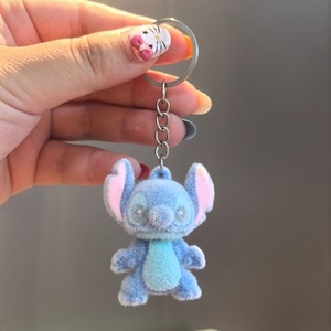 Ba chiều phim hoạt hình gấu búp bê Keychain Mặt dây chuyền bền Silicone xe Keychain túi đồ trang trí tùy chỉnh mềm bông sang trọng - Product Image 6