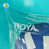 Oreiller gonflable publicitaire en PVC transparent à double couche, oreiller lombaire carré gonflable, décoration esthétique du modèle aérien
