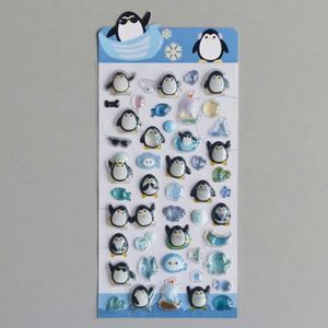 สติกเกอร์นูนลายการ์ตูน 3 มิติ - สติกเกอร์ตกแต่งคริสตัลเจ็ดสีสำหรับเด็ก - Product Image 5