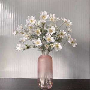 Arreglos de Flores Artificiales Galsang para Decoración de Bodas y Hogar, <span class=keywords><strong>Cosmos</strong></span> <span class=keywords><strong>Bipinnatus</strong></span> Rosa con Efecto Flocado para el Día de San Valentín y Pascua - Product Image 4