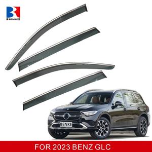 Déflecteur d'injection pour MERCEDES BENZ GLC, pare-pluie de fenêtre en PC + acier inoxydable - Product Image 2
