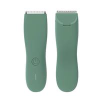 Offre Spéciale parfait sans fil peau sans danger corps toilettage rasoir étanche IPX7 lumière LED tondeuse électrique aine pour hommes