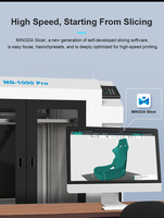 MINGDA MD-1000 Pro stampante impresora 3d industrial 1000x1000 3d принтер большой формат 3d печатная машина