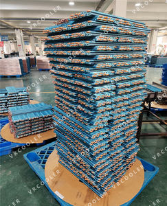 Scambiatore di calore industriale alettato della bobina dell'evaporatore per l'unità di raffreddamento <span class=keywords><strong>del</strong></span> condizionatore d'aria e <span class=keywords><strong>del</strong></span> deumidificatore - Product Image 5