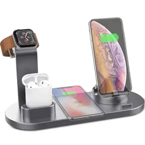 3 in 1 Opladen Stand voor iwatch Serie 5/4/3/2/1 charger stand voor airPods voor iPhone Xs/X Max/XR/X/8/8 Plus