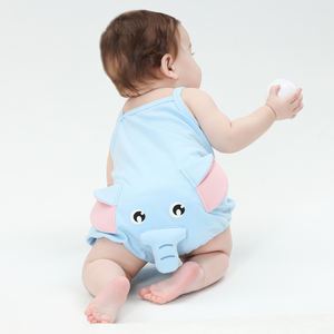 TONWHAR-<span class=keywords><strong>Combinaison</strong></span> sans manches en coton avec fermeture à bouton pression pour bébé - Product Image 5