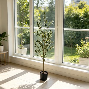   Olivo Artificial Realista |   Planta Artificial Grande en Maceta de Seda Sintética para Decoración de Arcos de Boda y Chimeneas |   Hecho a Medida - Product Image 6
