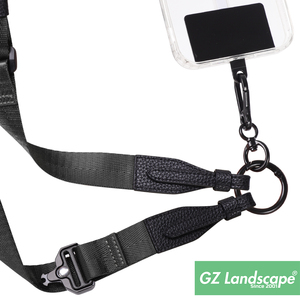 Dragonne épaisse 2 en 1 pour téléphone portable bandoulière réglable pour téléphone portable sangle de cou en cuir - Product Image 2