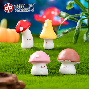 ของตกแต่งรูปเห็ดเรซิ่น Dp Craft สำหรับตกแต่งสวนขนาดเล็ก ใช้ได้ทั้งภายในและภายนอกอาคาร - Product Image 4