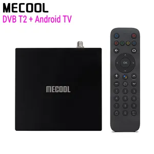 Mecool KT1 T2 Android DVB T2 Receiver Amlogic S905X4 Android 10.0 Dual WiFi 100M LAN 2GB RAM 16GB ROM Google Certified