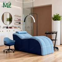 Nouveau design de table de massage de luxe compressible, lit de spa pour la tête, lit de beauté pour les soins du visage et les extensions de cils, lit de massage pour les cils, lit de salon de beauté