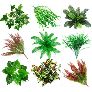 Treo Tường Xanh Nhân Tạo Trang Trí Lá Xanh Cây Nhân Tạo Bên Ngoài - Product Image 1