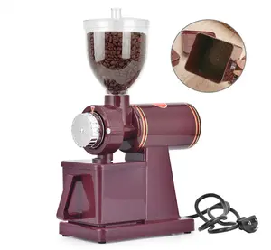 Hotean गर्म बिक्री सस्ते कीमत 600N कॉफी बीन चक्की फ्लैट गड़गड़ाहट वाणिज्यिक कॉफी बनाने की मशीन मशीन कॉफी की फलियों चक्की बिजली