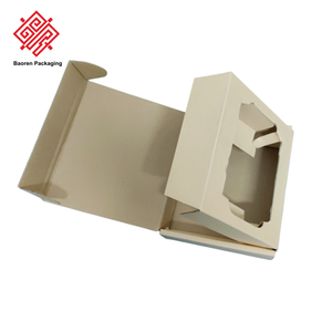 Caja de Envío Plegable de Papel Kraft para Power Bank, Diseño Personalizado con Inserto, Caja de Cartón Corrugado Tipo E, Fábrica Baoren ECO OEM ODM - Product Image 2