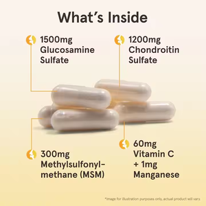 Complément alimentaire OEM/ODM anti-inflammatoire pour soulager la douleur, améliorer la densité osseuse et la santé des articulations, sans OGM, sans gluten, à base de glucosamine - Product Image 4